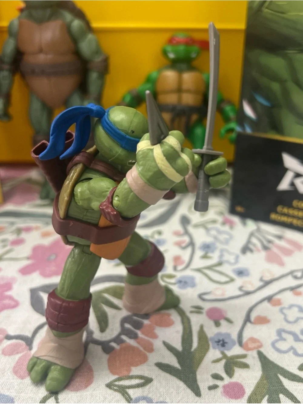 Teenage Mutant Ninja Turtles Nickelodeon Series Leonardo, Loose, Used.